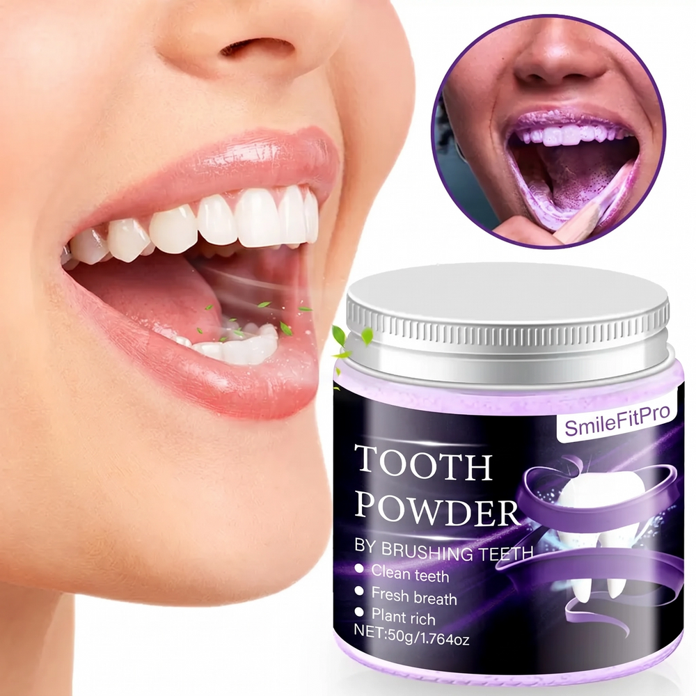 SmileFitPro® Tooth Powder - Natural Oral Care for Clean Teeth & Fresh Breath