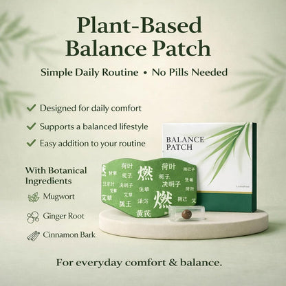 Pawzioo® Herbal Balance Patch — Japanese Kampo Formula